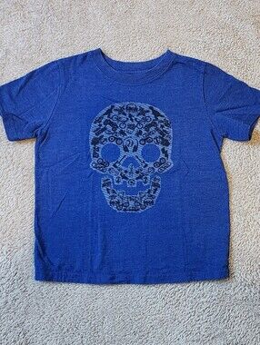 3T Blue Skull Shirt